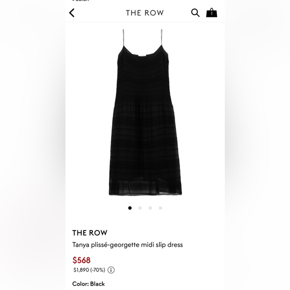 The Row Tanya Plisse Dress - Picture 5 of 9